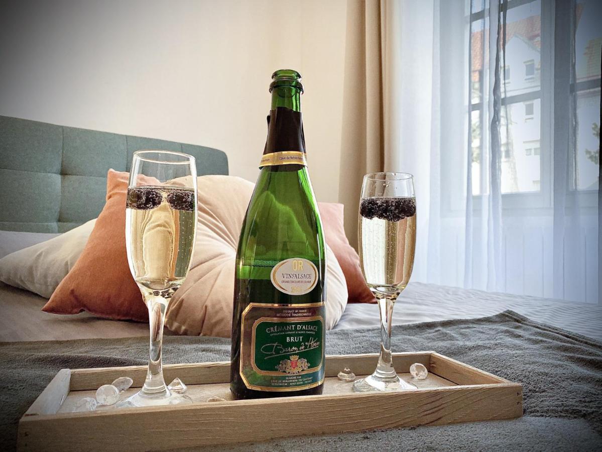 Le convivial, appartement Centre ville Mulhouse Chambre photo